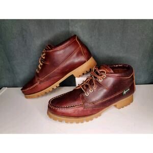 Rancourt Eastland Made In Maine USA Leather Moc Boots Vibram! US Women's 10 M